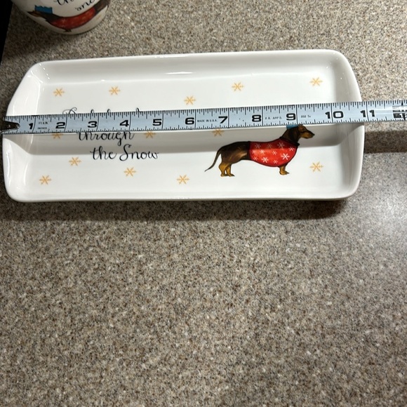 Milly Green British Design ‘Dachshund Through The Snow’ Tray and Matching Mug - Picture 13 of 17